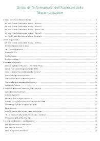 Appunti di Diritto dell'Informazione, dell'Accesso e delle Telecomunicazioni, Appunti di Diritto Dell'Informazione E Del