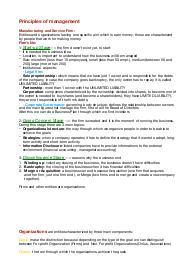 Appunti di Principles of Management
