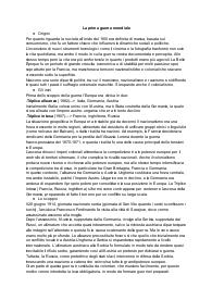 Storia - Prima guerra mondiale
