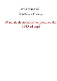 Manuale di storia dell'arte contemporanea. Dal 1945 ad oggi