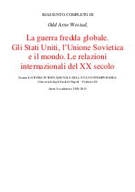 Odd Arne Westad, La guerra fredda globale