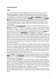 Riassunti Etica nicomachea di Aristotele per preparazione all'esame di filosofia morale