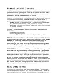 Appunti di storia contemporanea, anche per esame di maturità
