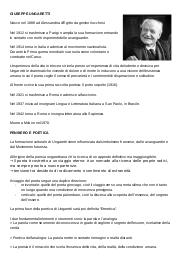 ITALIANO: GIUSEPPE UNGARETTI
