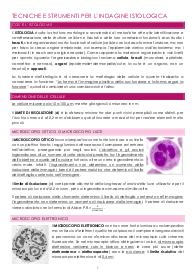 APPUNTI ISTOLOGIA