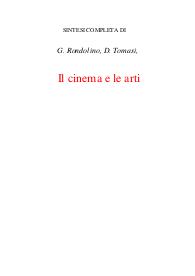 Il cinema e le arti