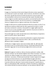(Esame di Maturità) Percorso multidisciplinare sul viaggio