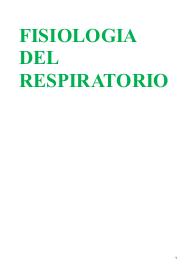 Appunti di Fisiologia respiratoria