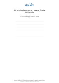 Dispense F. Senatore, Medioevo. Istruzioni per l’uso (terza edizione).