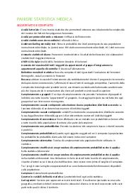 Paniere Statistica Medica, Management dello sport (LM-47) Unipegaso aggiornato e completo