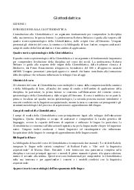 Appunti di glottodidattica