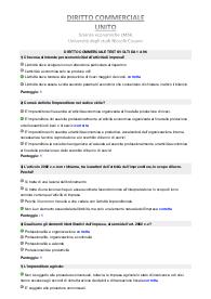 DIRITTO COMMERCIALE - Scienze economiche LM56 - Università degli studi Niccolò Cusano