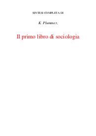 Il primo libro di sociologia