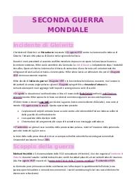 Riassunto completo sulla Seconda guerra mondiale