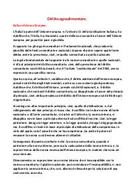 Diritto agroalimentare
