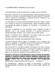 ricerca sull'acqua