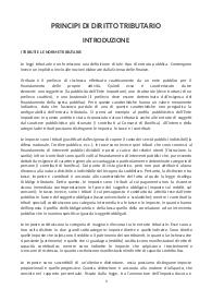 riassunto PRINCIPI DI DIRITTO TRIBUTARIO di La Rosa