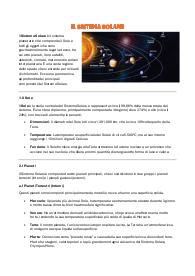il sistema solare