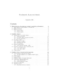 Appunti di FONDAMENTI DI PROCESSI CHIMICI