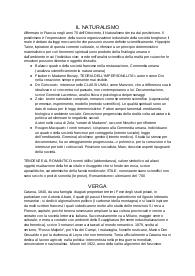 NATURALISMO, VERISMO, VERGA, DECADENTISMO, D'ANNUNZIO