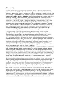 RIASSUNTO DELL'INTRODUZIONE E DEL CAPITOLO 1 DI PLATFORM SOCIETY