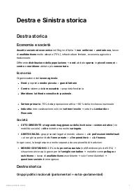 Destra e sinistra storica