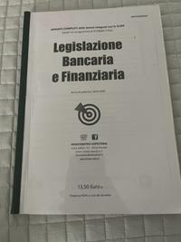 Legislazione bancaria e finanziaria