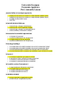 Domande a Risposta Multipla Economia Applicata