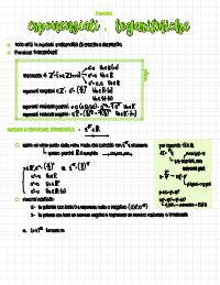 Appunti di matematica su esponenziali e logaritmi