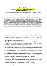 Paniere Risolto: Esame Progetto e Prevenzione Incendi (LM-26) - Università PEGASO