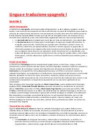 Appunti di lingua spagnola I, prof. Maria Zaccone, università di Parma, 2023/2024
