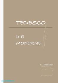 Appunti di letteratura tedesca, 2024