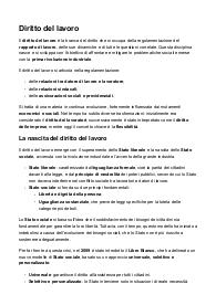 Introduzione al Diritto del Lavoro UNIVPM - Appunti per superare l'esame