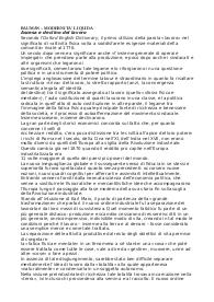 Riassunto dispensa di Bauman storia economica e sociale
