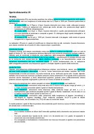 Spettrofotometria IR