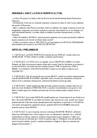 Kant: la pace perpetua