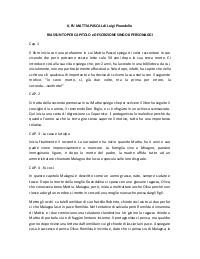 IL FU MATTIA PASCAL di Luigi Pirandello, riassunto per capitoli, descrizione personaggi principali