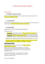 Schemi di Psicologia Generale