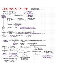Mappa riassuntiva su Schopenhauer