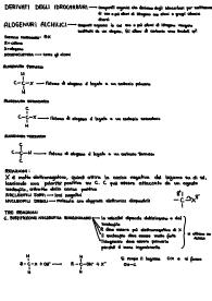 Appunti sui derivati degli idrocarburi