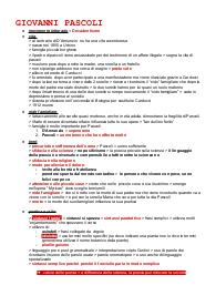PASCOLI: tutto quello che devi sapere su Pascoli, le sue opere principali