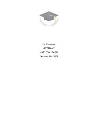 Paniere AUDITING MBA II LIVELLO Docente MASTER Risposte Chiuse Ecampus