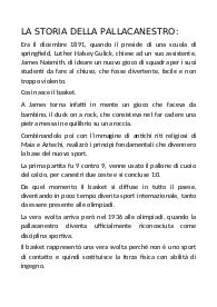 la storia della pallacanestro