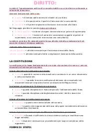 programma riassunto diritto di 5° superiore