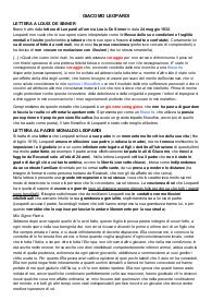 Appunti di italiano delle superiori su Giacomo Leopardi