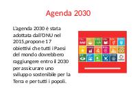 slide sull'agenda 2030