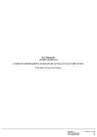 Paniere storia romana, e-campus, corso di formazione di II livello in letteratura, prof.ssa Ceracchi