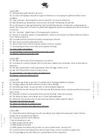 Paniere ANTROPOLOGIA CULTURALE Docente Mario Pesce Ecampus