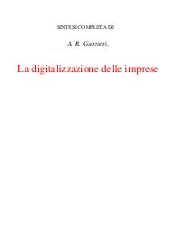 La digitalizzazione delle imprese