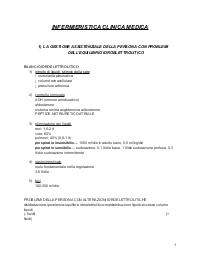 appunti di infermieristica clinica medica, università di verona, sede trento